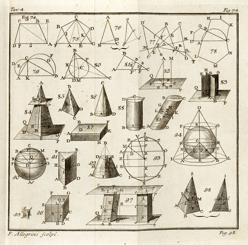 Lezioni elementari di matematiche del sig. ab. Marie, tradotte e illustrate da stanislao canovai e Gaetano Del Riccio...
