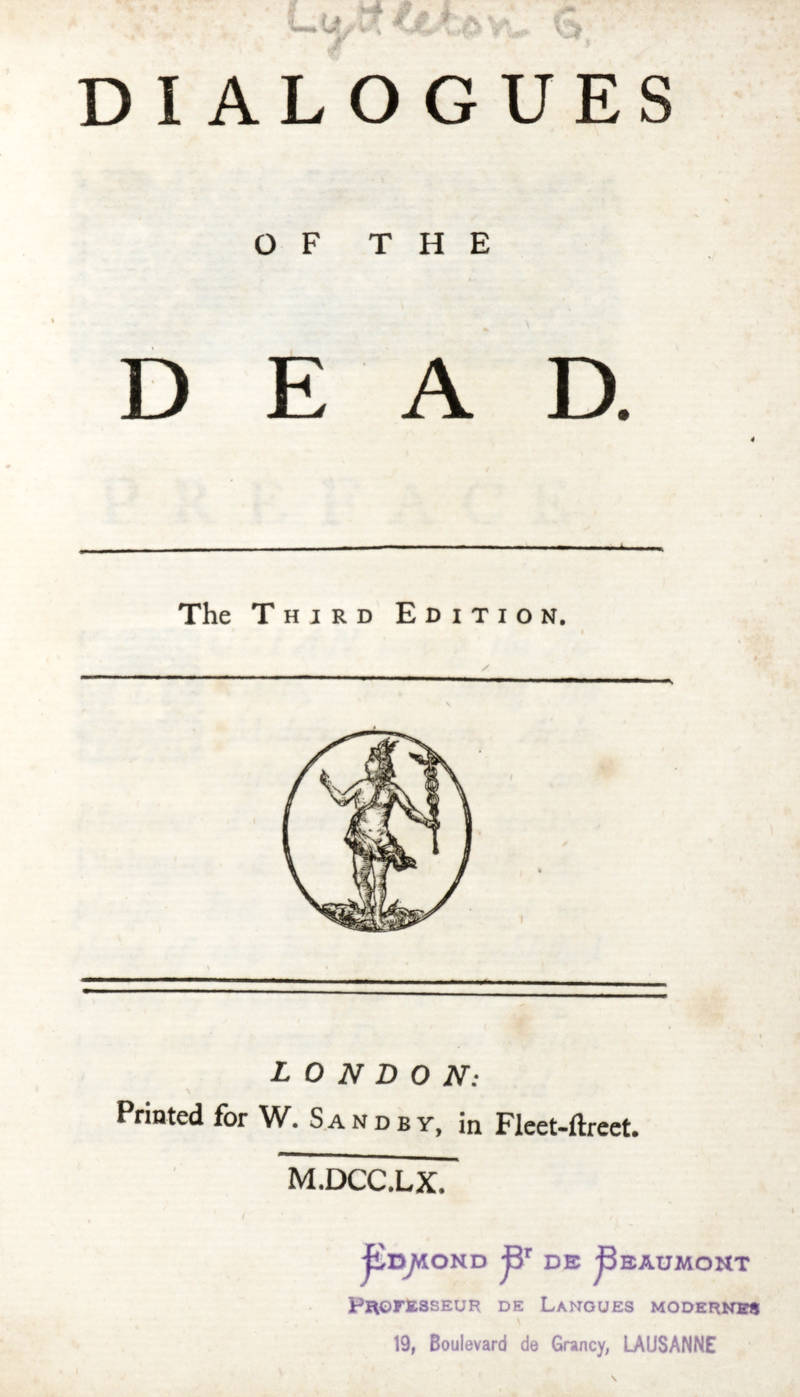 Dialogue of the Dead. The Third Edition. Dialogue of the Dead. The Third Edition.