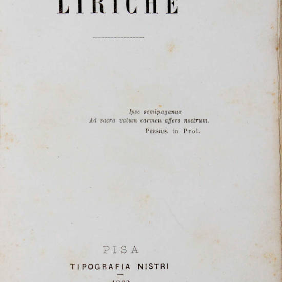Liriche.