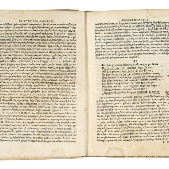 Francisci Luisini Utinensis In Librum Q. Horatii Flacci De Arte Poetica Commentarius. Cum Privilegio Senatus Venetis in Anno XX. Venetiis MDLIIII. Francisci Luisini Utinensis In Librum Q. Horatii Flacci De Arte Poetica Commentarius. Cum Privilegio Senatus Venetis in Anno XX. Venetiis MDLIIII.