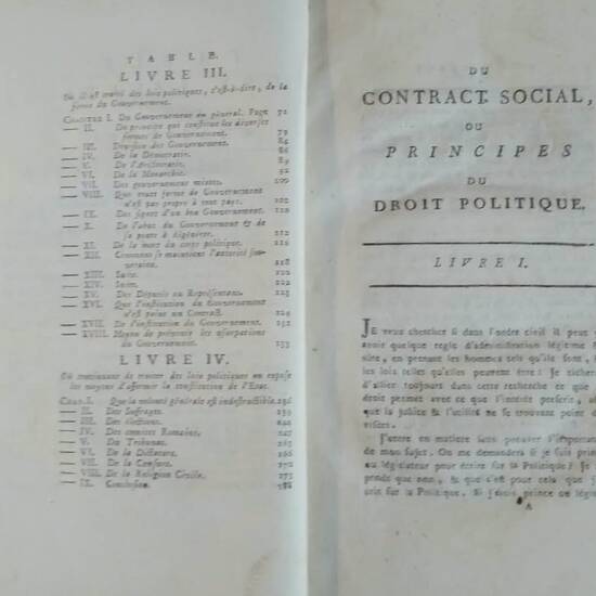 Du Contract Social; ou principes du Droit Politique par J.J.Rousseau. Du Contract Social; ou principes du Droit Politique par J.J.Rousseau.