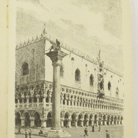 VENICE. Through English and American Eyes. 16 original Lithographs.