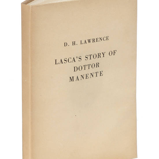 The Story of Doctor Manente being the Tenth and Last Story from the Suppers of A.F. Grazzini called il Lasca translation and introduction by D.H. Lawrence. The Story of Doctor Manente being the Tenth and Last Story from the Suppers of A.F. Grazzini called il Lasca translation and introduction by D.H. Lawrence.