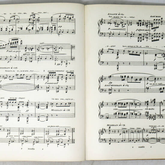 Iris. Riduzione per pianoforte solo di Carlo Carignani. Prima rappresentazione: Roma, Teatro Costanzi, Novembre 1898.