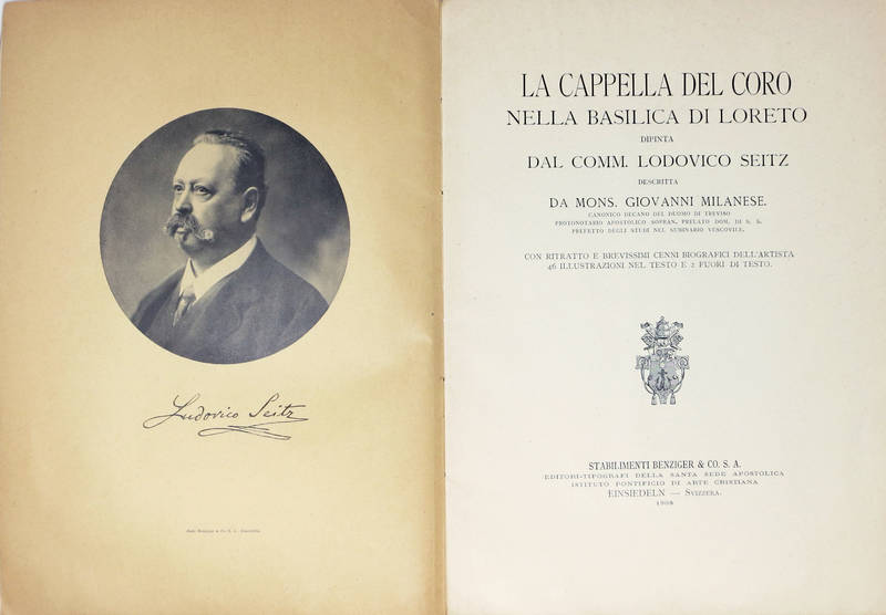 La Cappella del Coro nella Basilica di Loreto, dipinta dal comm. Lodovico Seitz...