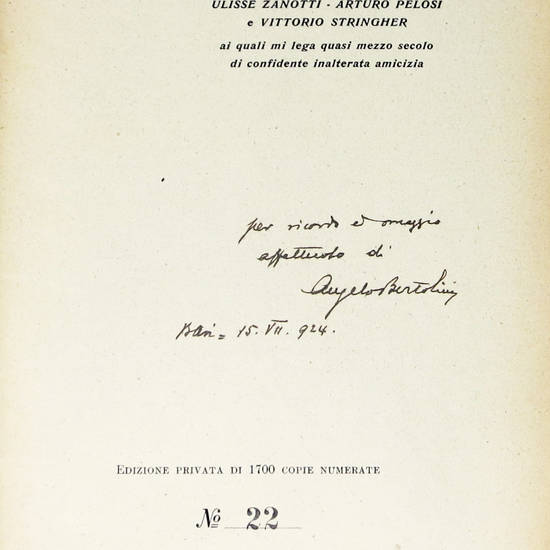Ca Foscari. Cinquant'anni or sono circa. Notarelle aneddotiche.