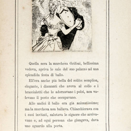 Storielline, illustrate all'acqua forte da Telemaco Signorini.