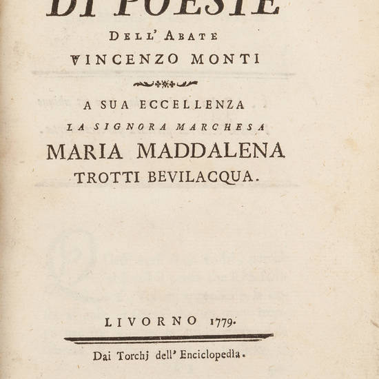 Saggio di poesie.