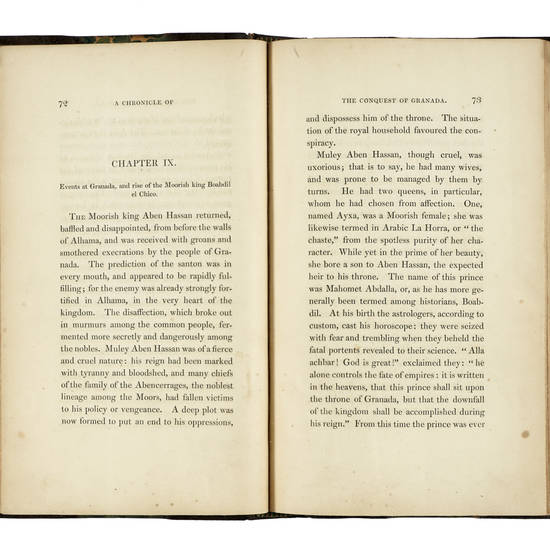 A Chronicle of the Conquest of Granada. A Chronicle of the Conquest of Granada.