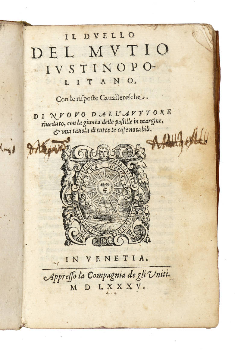 Il Duello...con le risposte cavalleresche, di nuovo dall'Auttore riveduto... Il Duello...con le risposte cavalleresche, di nuovo dall'Auttore riveduto...