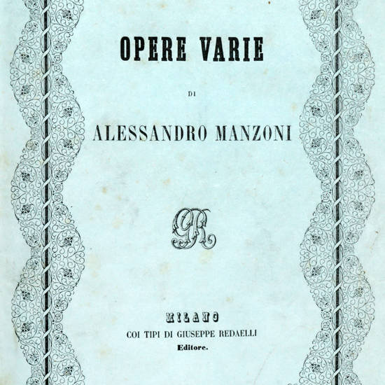 Opere Varie. Edizione riveduta dall'autore.