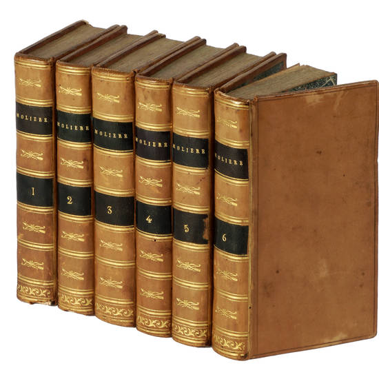 Oeuvres de Moliere. Nouvelle édition, augmentée de la Vie de l'Auteur & des remarques historiques....Tome premier (-sixieme).