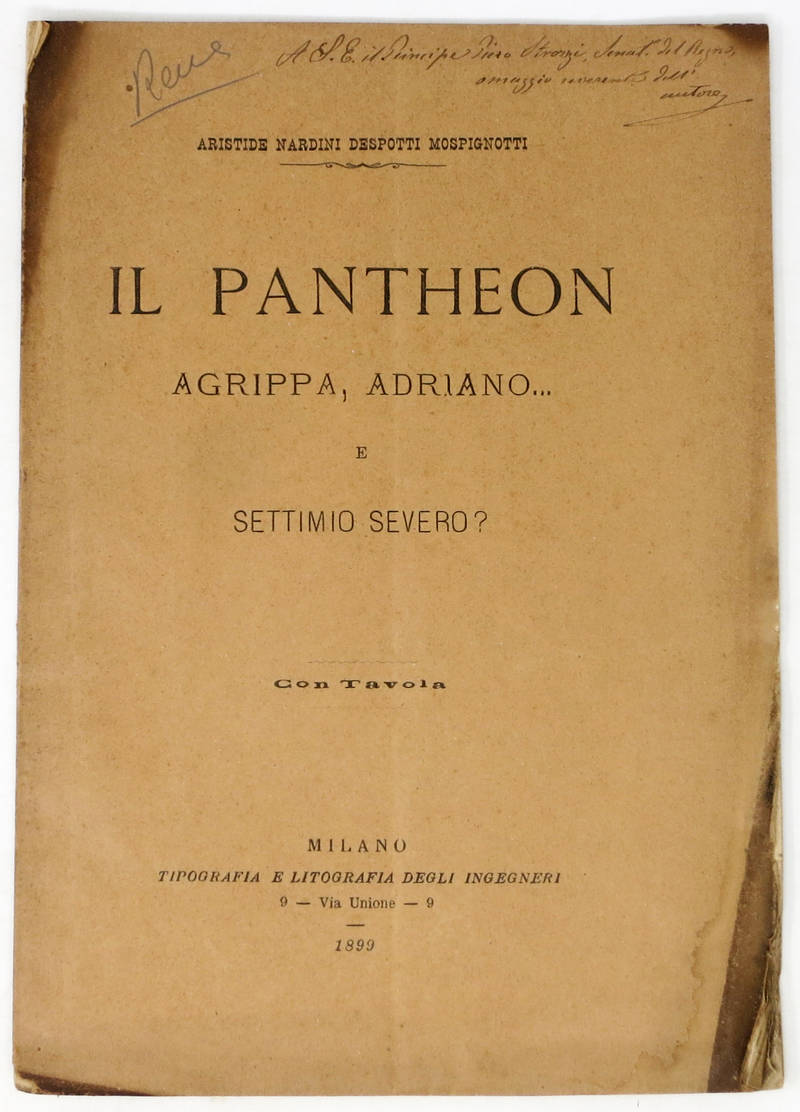 Il Pantheon. Agrippa, Adriano...e Settimo Severo?.