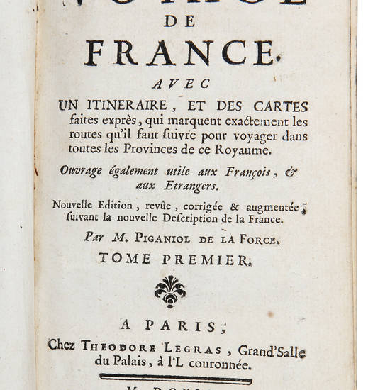 Nouveau Voyage de France, avec un Itineraire, et des Cartes...Nouvelle Edition, revûe, corrigée & augmentée...