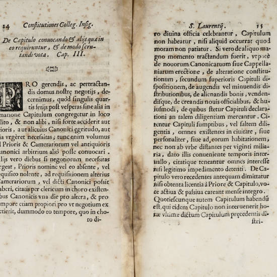 CONSTITUTIONES Insignis, et Collegiatae Ecclesiae Sancti Laurentii Florent.