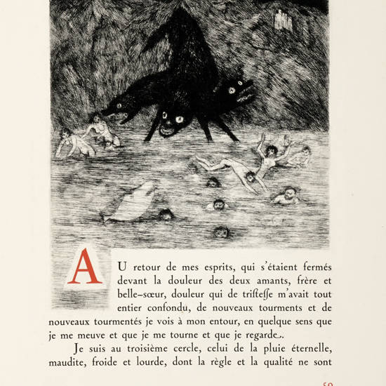 L'Enfer. Eaux-fortes originales de Edouard Goerg.