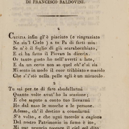 Componimenti, illustrati con annotazioni dell'abate Vincenzio Nannucci, pubblicati in occasione di un nobile sposalizio.