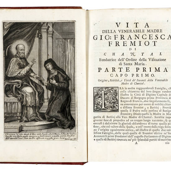 Vita della Venerabile Madre Giovanna Francesca Fremiot di Chantal fondatrice dell'Ordine della Visitazione di S. Maria... Dedicata alla Sacra Real Maestà di Maria Clementina Subieski Regina della Gran Brettagna.