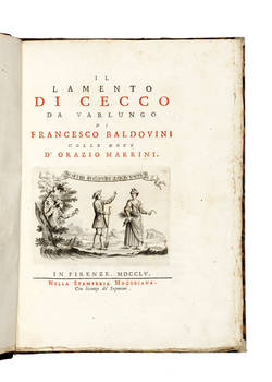 Il Lamento di Cecco da Varlungo, colle note d'Orazio Marrini.