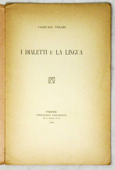 I dialetti e la lingua.