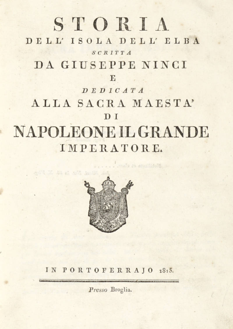 Storia dell'Isola d'Elba.
