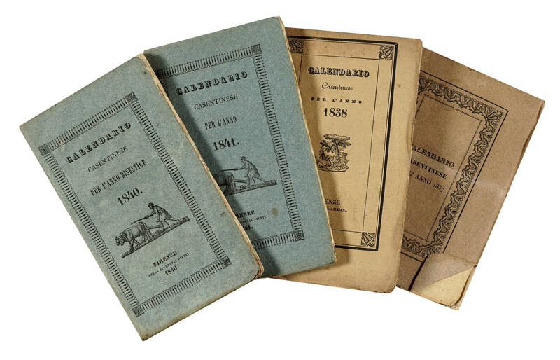 CALENDARIO (Il) CASENTINESE per l'anno 1837. 1838, 1840, 1841.