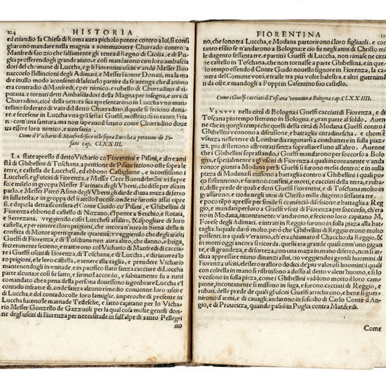 Historia antica, dall'edificazione di Fiorenza per insino all'anno M.CCLXXXI. Con l'aggiunta di Giachetto suo nipote del detto anno per insino al 1286...