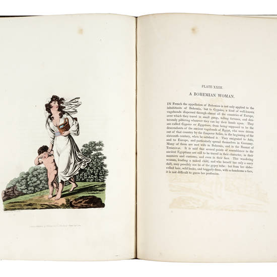 The Costume of the hereditary states of the house of Austria, displayed in fifty coloures engravings; with descriptions and an introduction ... Translated by R.C. Dallas. (Testo inglese-francese). The Costume of the hereditary states of the house of Austria, displayed in fifty coloures engravings; with descriptions and an introduction ... Translated by R.C. Dallas. (Testo inglese-francese).