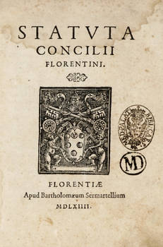 STATUTA/ Concilii/ Florentini.