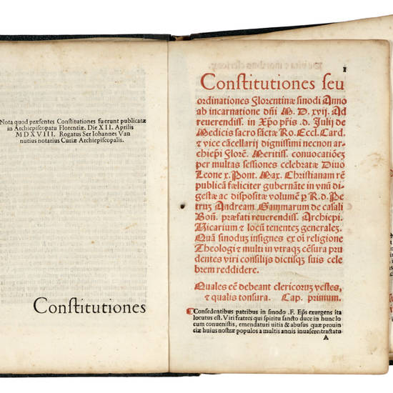 STATUTA/ Concilii/ Florentini. STATUTA/ Concilii/ Florentini.