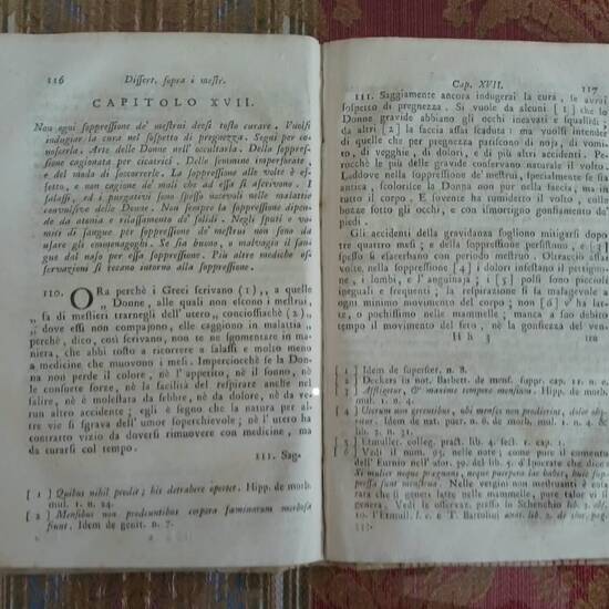 Dissertazione di Andrea Pasta Sopra i mestrui delle Donne. Dissertazione di Andrea Pasta Sopra i mestrui delle Donne.