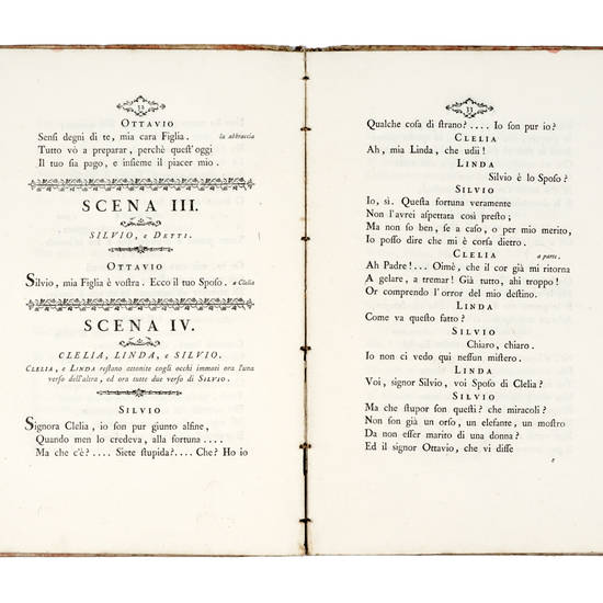 La Marcia./ Commedia/ del Signor Abate/ Francesco Marucchi/ Di Milano/ Che Riportata/ La Seconda Corona/ Nel Concorso Dell'Anno 1773/ Dalla/ R. Accademia Deputazione/ Di Parma./ La Marcia./ Commedia/ del Signor Abate/ Francesco Marucchi/ Di Milano/ Che Riportata/ La Seconda Corona/ Nel Concorso Dell'Anno 1773/ Dalla/ R. Accademia Deputazione/ Di Parma./