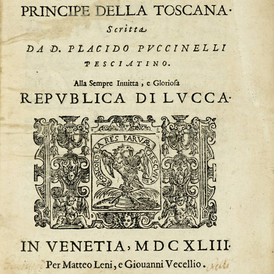 Historia di Ugo Principe della Toscana...