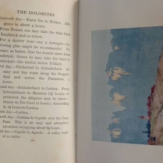 The Dolomites by S.H. Hamer with sixteen illustrations in colour by Harry Rountree. Second Edition. The Dolomites by S.H. Hamer with sixteen illustrations in colour by Harry Rountree. Second Edition.