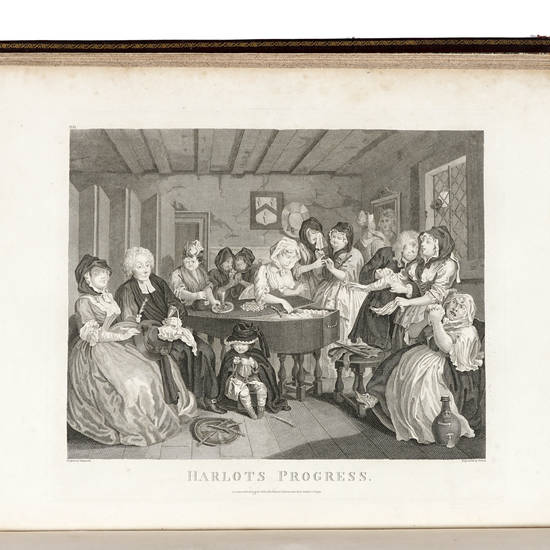 HOGARTH Restored. The whole works of the celebrated William Hogarth, as originally published: with a supplement, consisting of such of his prints as were not published in a collected form. Now re-engraved by Thomas Cook. Accompanied with anecdotes of Mr.