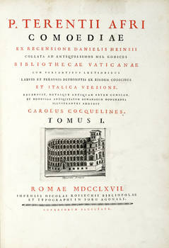 Comoediae ex recensione Danielis Heinsii collata ad antiquissimos mss. Codices Bibliothecae Vaticanae.....(Tomus I - Tomus II).