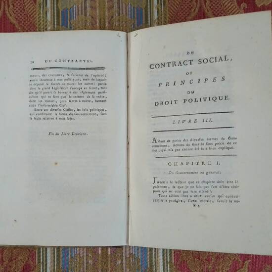 Du Contract Social; ou principes du Droit Politique par J.J.Rousseau. Du Contract Social; ou principes du Droit Politique par J.J.Rousseau.