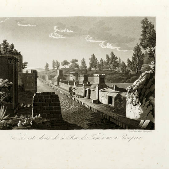 Pompeia: Traitè pittoresque, historique et géometrique. Ouvrage dessinè sur les lieux dans les années 1824 au 1827. Gravè et publié par P.F.