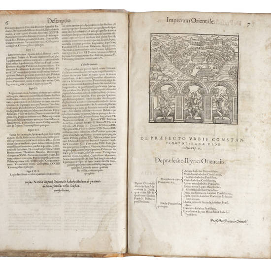 Notitia dignitatum, utriusque Imperii Orientis scilicet et Occidentis ultra Arcadij Honoriique tempora...Commentarium. Eiusdem de Magistratibus municipalibus, rebusque bellicis...
