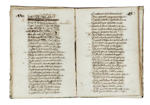Libro e Raccolta di varie composizioni fatte da me Giuseppe Disperati l'anno 1793. (contiene scritti di Giuseppe Fantoni e Angelo Mazza).