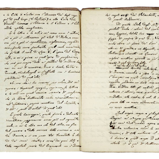 Degli uffici moderni della Poesia in Italia. (Milano?), 26 feb./29 mar. 1838. Degli uffici moderni della Poesia in Italia. (Milano?), 26 feb./29 mar. 1838.