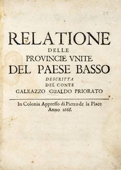 Relatione delle Provincie Unite del Paese Basso...