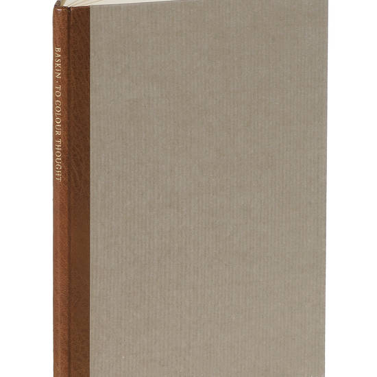 "To Colour Thought". New Haven-MCMLXVII.