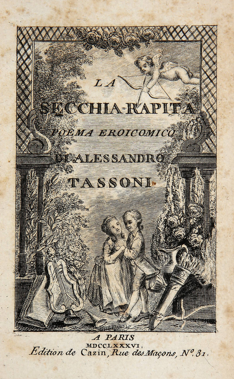 La Secchia Rapita. Poema eroicomico.