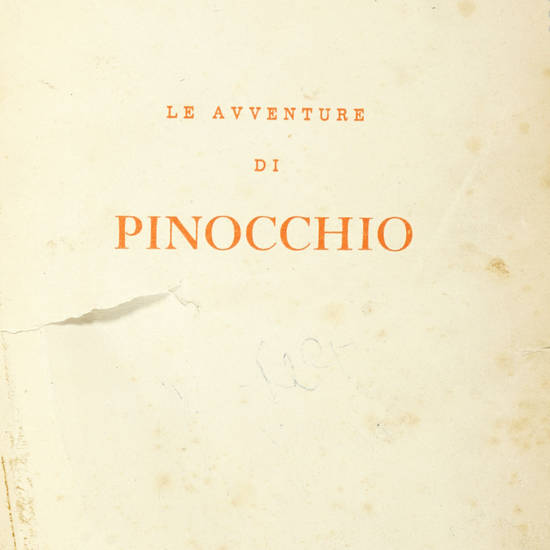 Le avventure di Pinocchio. Le avventure di Pinocchio.