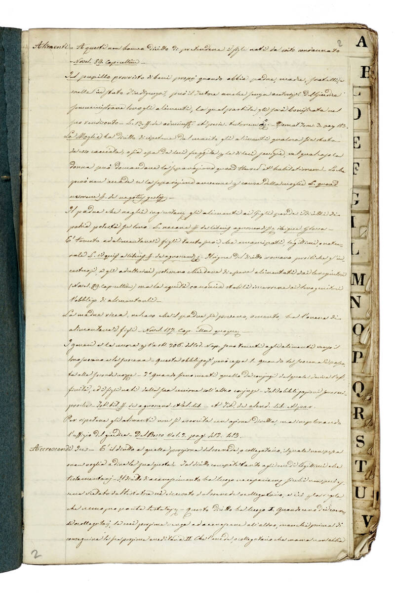 Prontuario di voci giuridiche. Prontuario di voci giuridiche.