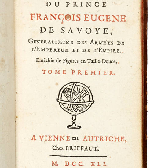 Histoire du Prince François Eugene de Savoye...