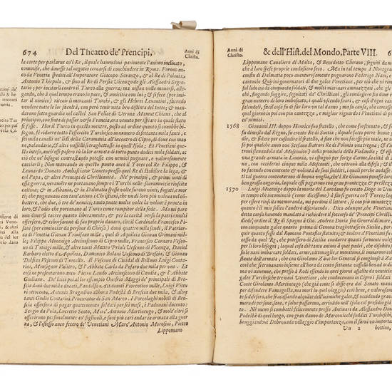 Del Theatro Universale de' Principi, et di tutte l'Historie del Mondo, nel quale, per le Vite di quei Prencipi, c'hanno regnato in tutte le parti dalla creatione di Adamo per insino all'anno 1200. di Christo... Del Theatro Universale de' Principi, et di tutte l'Historie del Mondo, nel quale, per le Vite di quei Prencipi, c'hanno regnato in tutte le parti dalla creatione di Adamo per insino all'anno 1200. di Christo...