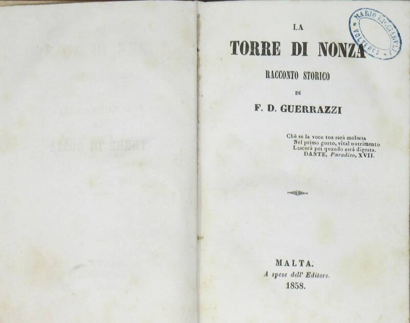 La Torre di Nonza. Racconto storico.