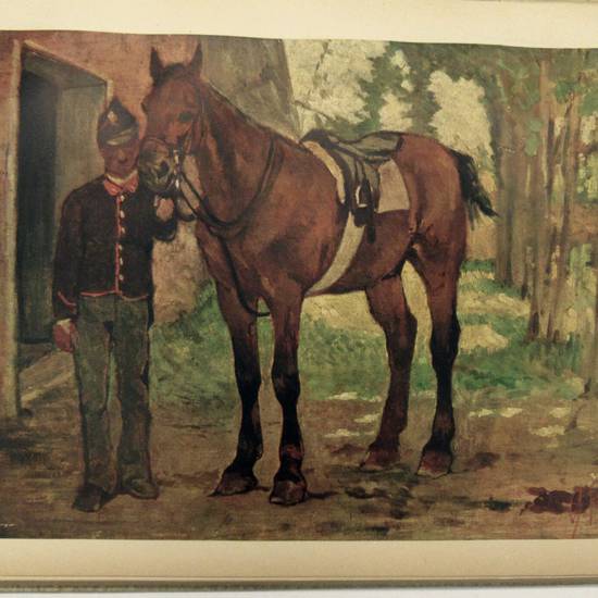 I Macchiaioli. Con una introduzione, biografie degli artisti e note biografiche. 80 tavole fuori testo delle quali 32 a colori...(Testo in italiano-francese-inglese).